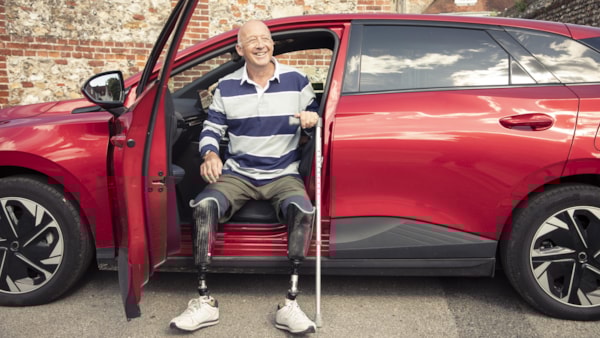 Media factsheet: customers on the Motability Scheme: Customer in car