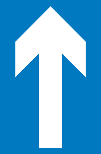 one way sign