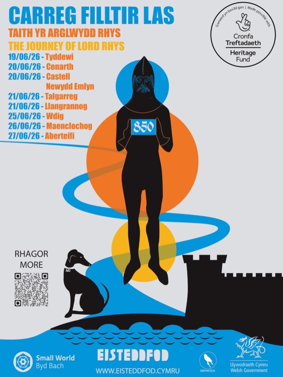 Carreg Filltir Las poster