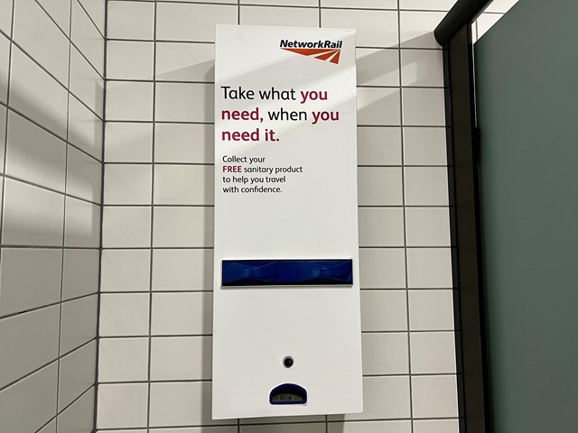 Free sanitary products at Leeds station – Network Rail launches new initiative to tackle period poverty: Free sanitary products at Leeds station – Network Rail launches new initiative to tackle period poverty