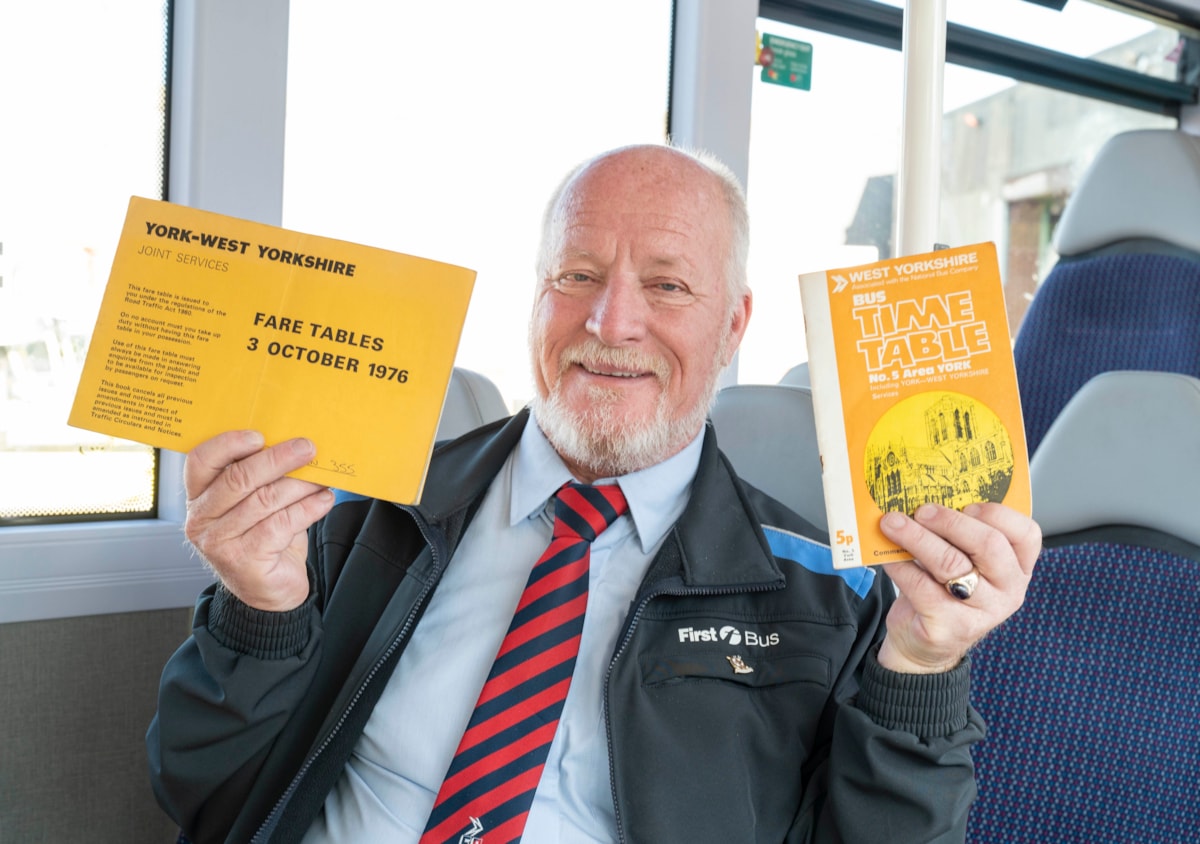 Ian with fares and timetables from 1976