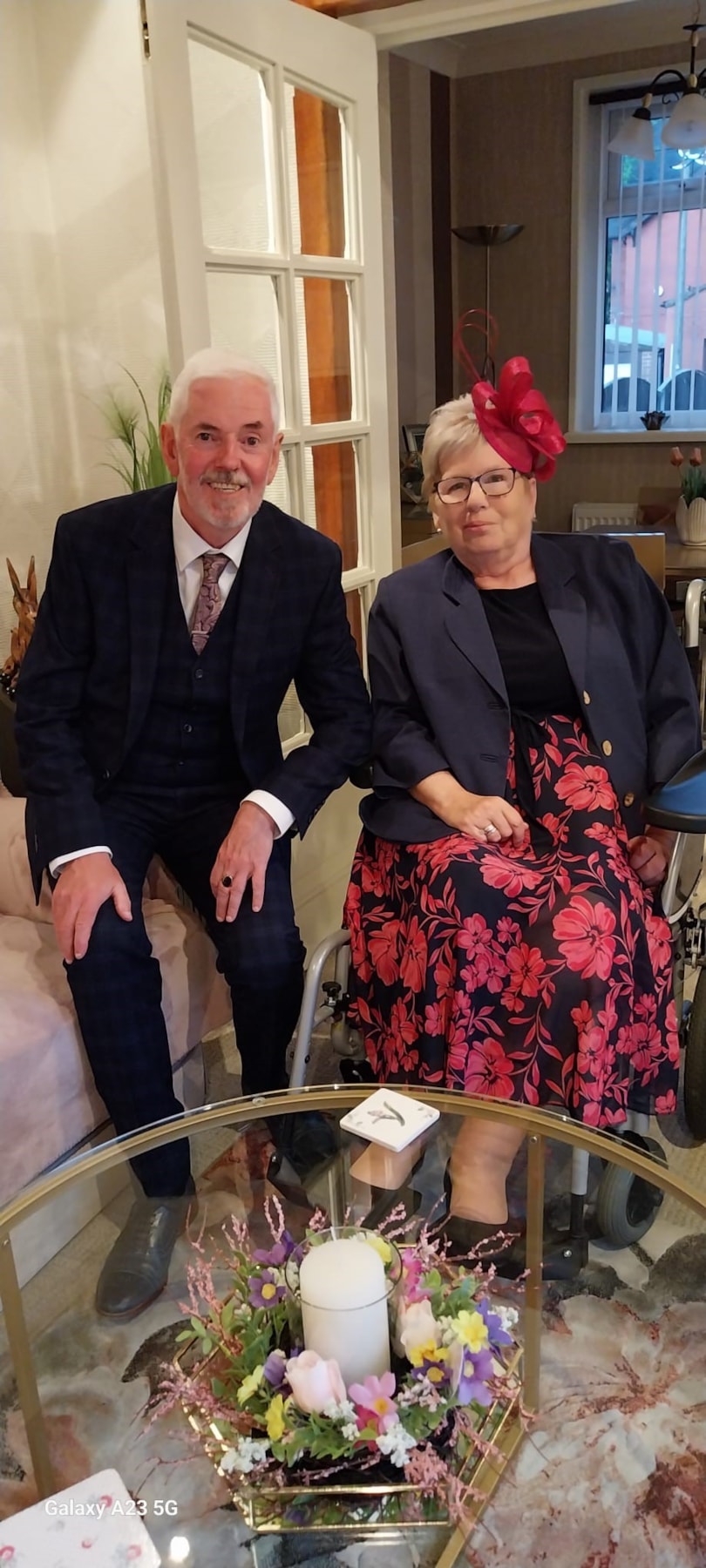 Les and Linda Readfearn, of Burnley, who have received vital support from the Lancashire Carers Service