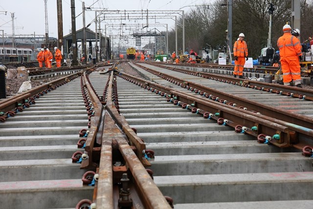 Bumper package of vital rail upgrades to take place this Sunday in Suffolk and Essex: Colchester Essex Track Replacement
