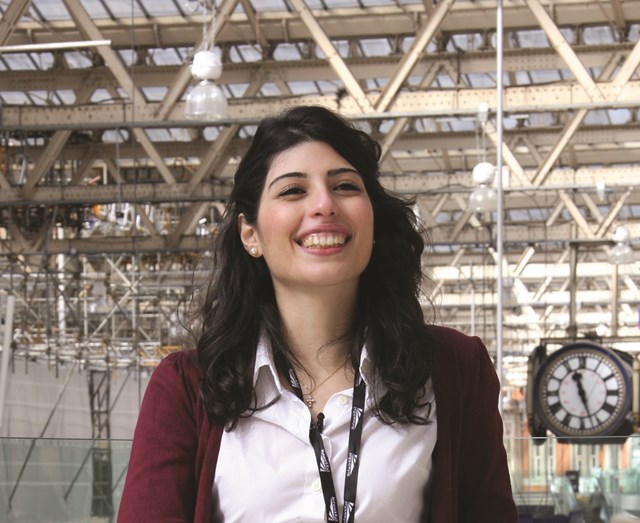 Thames Valley graduates invited to join rail industry Track & Train scheme: Track and Train railway graduate Anna-Marie Stavrou