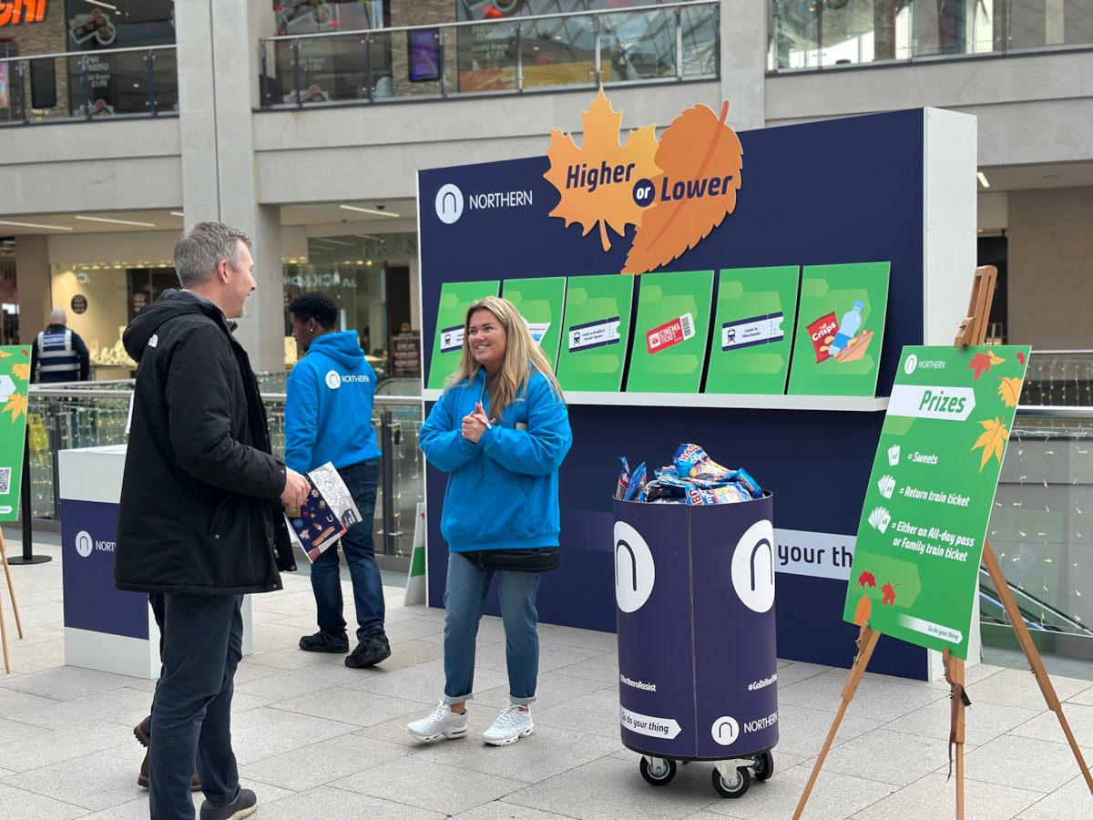 Northern's 'Higher or Lower' game at Leeds Trinity