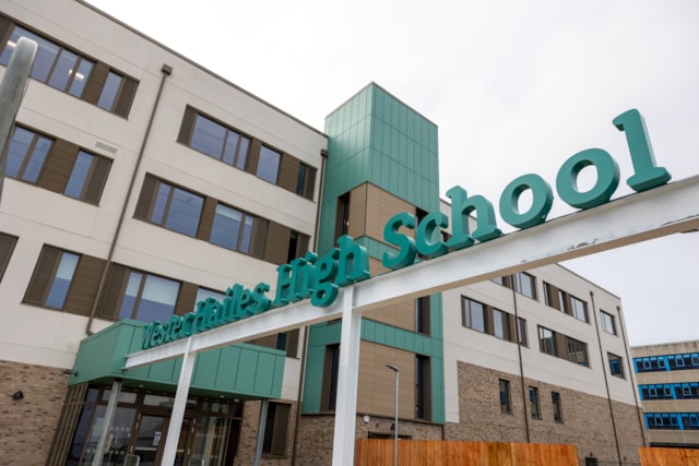 Wester Hailes HS entrance: The new entrance area at Wester Hailes High School
Credit: McLaughlin & Harvey