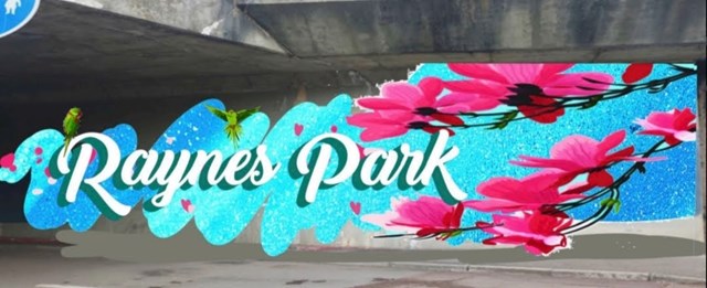 Raynes park mural 3