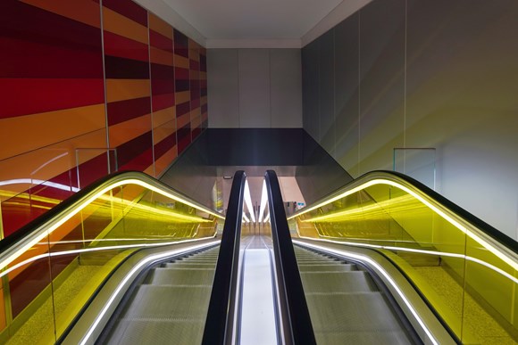 canary-wharf-colouful-escalators