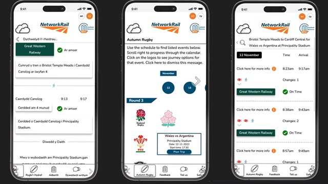 Beat the scrum: Network Rail and Whoosh to provide bespoke travel solutions for Autumn Internationals: Details available via Whoosh