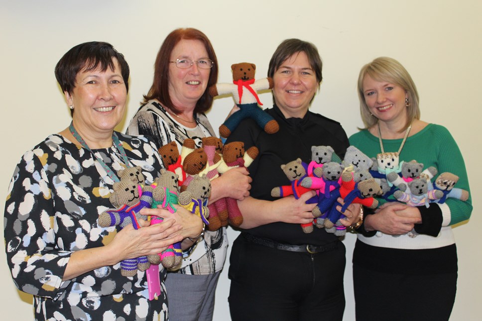 Trauma teddies handcrafted to comfort kids in Moray