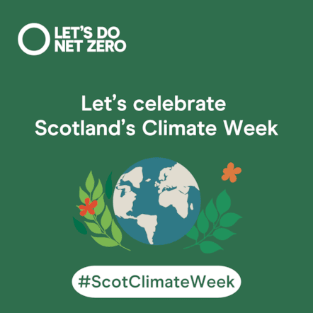 Social Asset - Let's celebrate Climate Week static - 1080x1080 - Scotlands Climate Week 2024