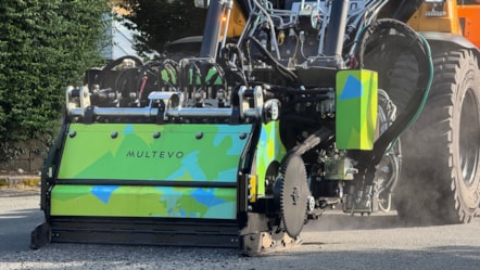 Multevo's new pothole repair machine