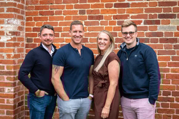 L-R Robin Hyde-Chambers, Andrew Byres, Ellen Widdup and Jacob Dilley resized