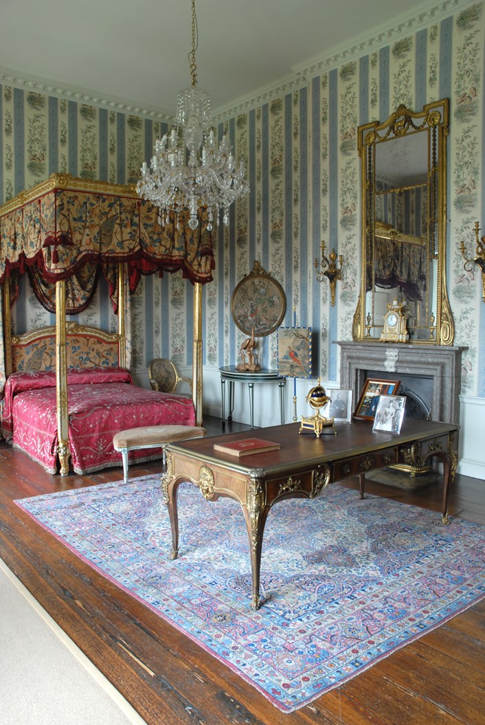 Hertford Suite: Temple Newsam House's beautiful Hertford suite, which is now under wraps to protect it from light, dust and insects.