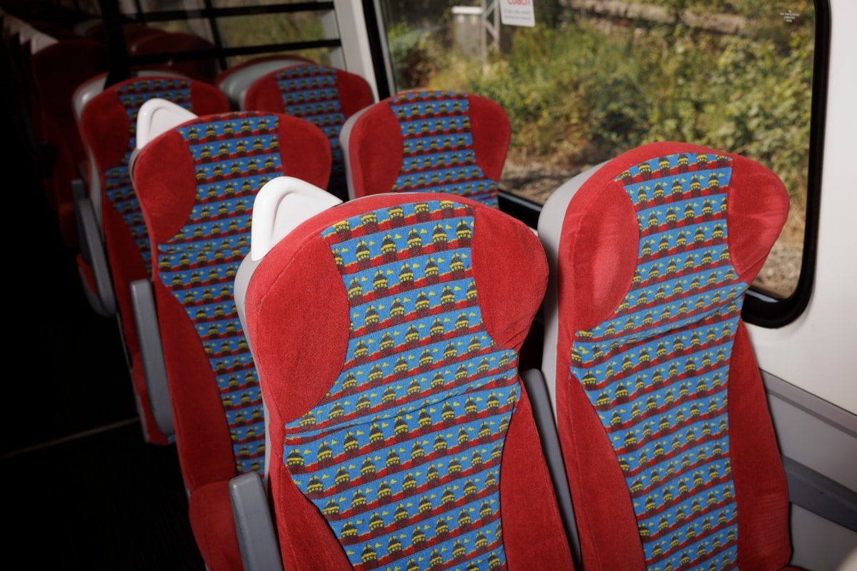 The newly-designed seats