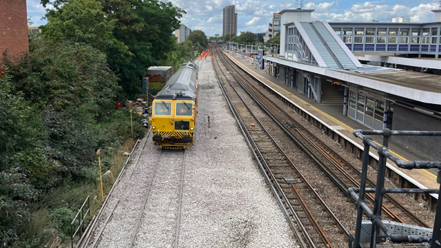 REMINDER: Passengers in Kent urged to check before they travel ahead of August bank holiday engineering work taking place to improve reliability of the railway: New Cross-13
