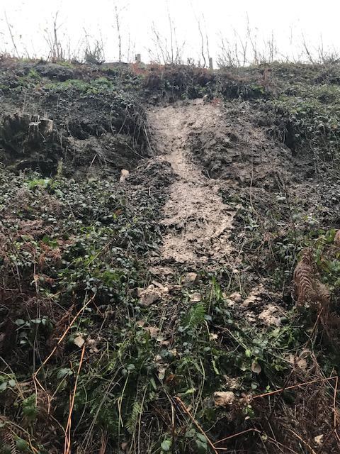 Somerhill landslip: Somerhill landslip, near Tonbridge