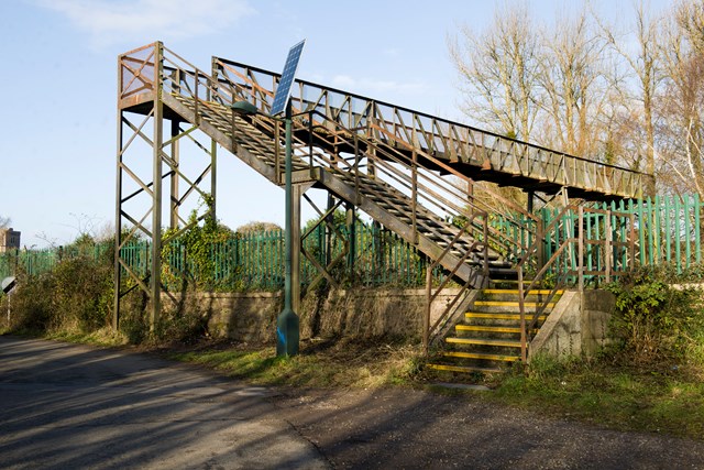 Preparation work begins to electrify South Wales railway and improve journeys: Whitewall footbridge, which is set to be replaced