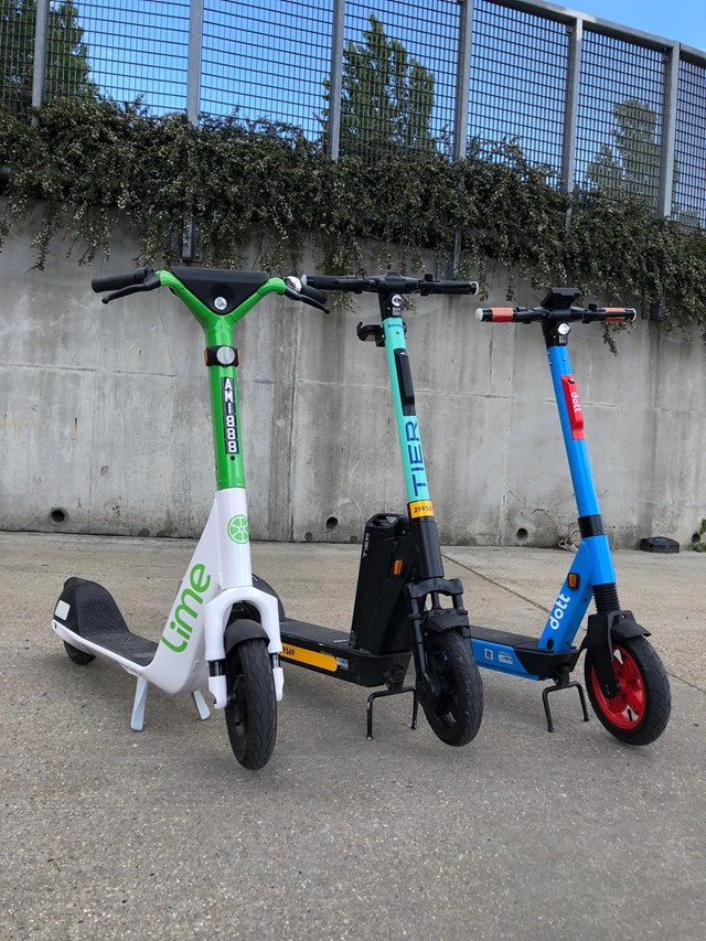 TfL Image  - Rented e-scooter trial