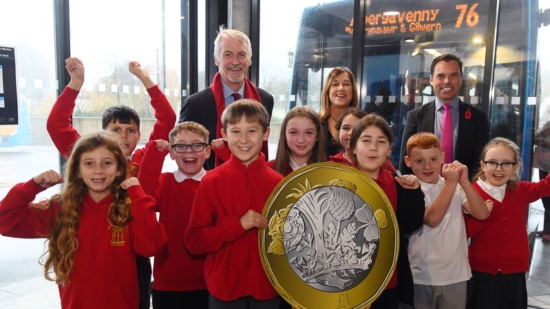 5-15 £1 bus fare launch - Merthyr Tydfil