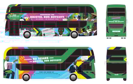 Boycott bus design by Alissa Thaler