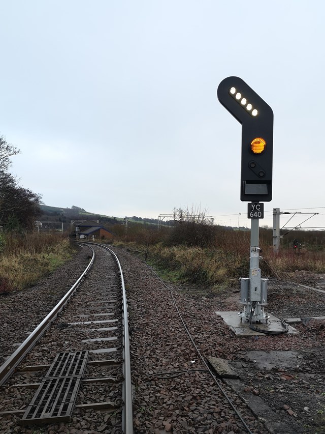 West Highland Line - New Signal at Craigendoran - Christmas 2023 Rail Works