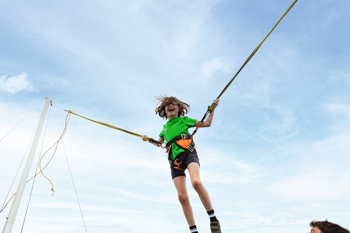 Bungee Trampoline at Weymouth Bay