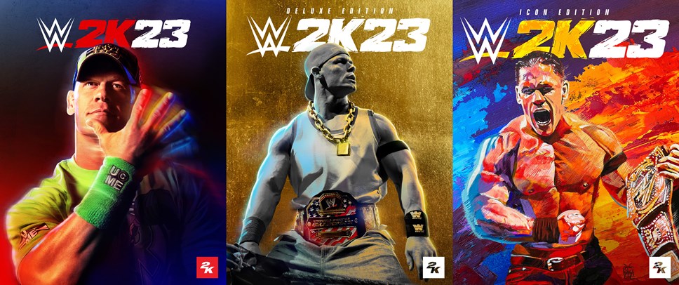 WWE 2K23 Cover Slate Key Art