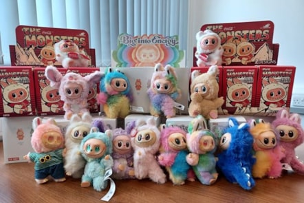 File pic - Counterfeit labubu dolls.