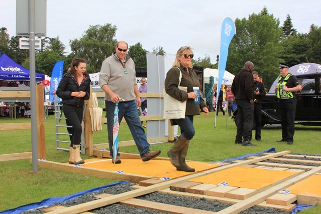 Network Rail’s mock level crossing helps Norfolk Show visitors understand the importance of railway safety: LX Norfolk Show 29-06-16 (6)