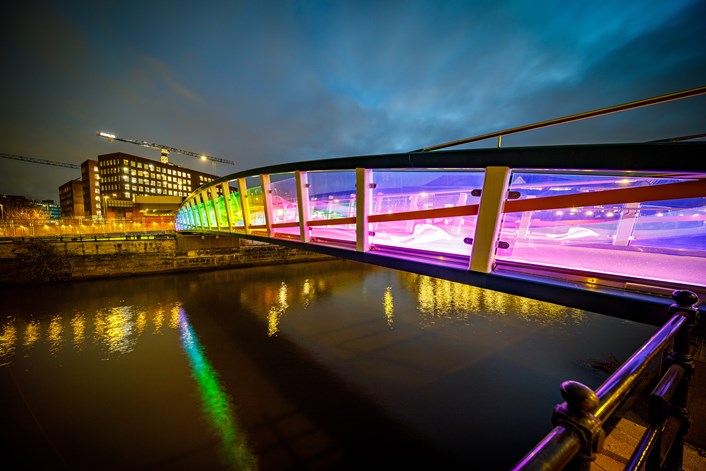 Newly opened David Oluwale Bridge links city’s past, present and future: 8252-022-David Oluwale Bridge Finished