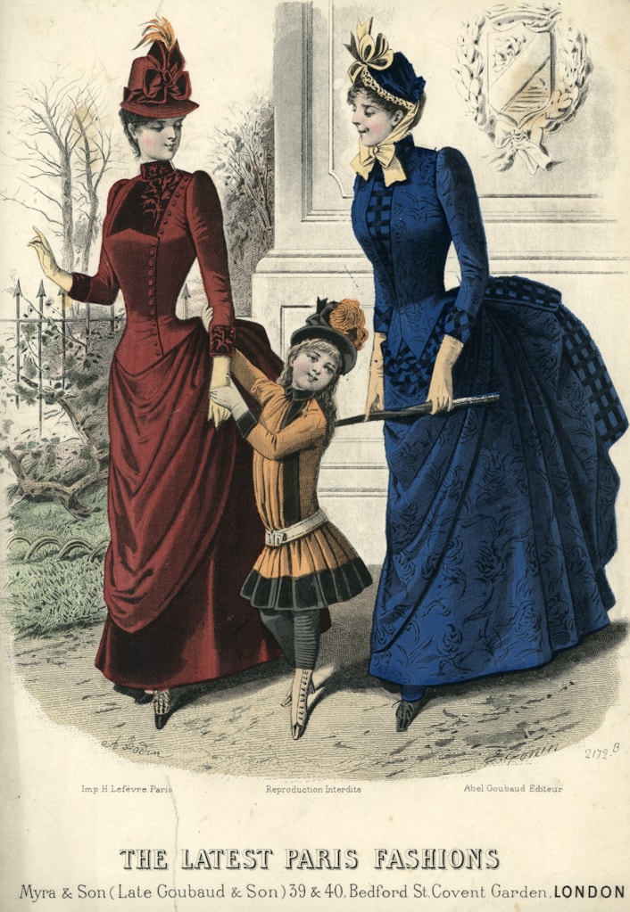 Fashion at Play talk: Other outfits include a father and son in Wakefield wearing suits and riding matching penny farthing bikes, a fashion print from a Victorian women’s fashion magazine from around 1885 and a carefully posed picture of a mother and daughter from the 1860s, both wearing formal dress.

The exhibition also features an album of photographs documenting a spectacular children’s fancy dress ball hosted at Leeds Town Hall by the mayor and mayoress of Leeds, Mr and Mrs Alf Cooke, on January 12, 1891.