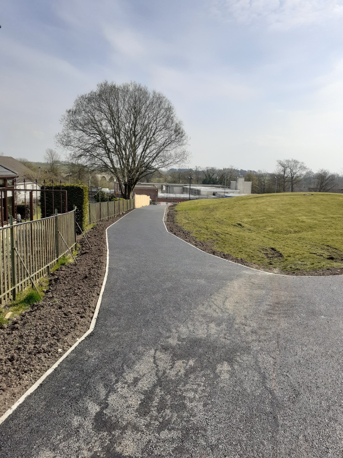 Park & Stride path at Lainshaw Primary