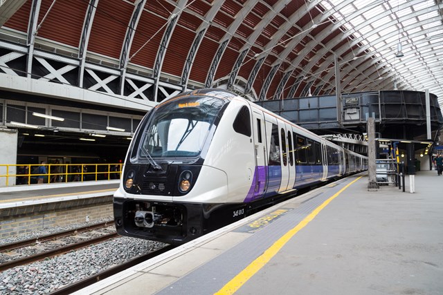 Class 345 at Paddington station -copyright Transport for London