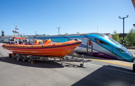 TPE, RNLI partnership launch at Scarborough station (1)
