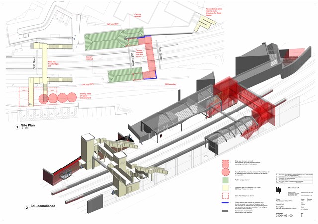 Port Glasgow station AfA plans: Port Glasgow station AfA plans