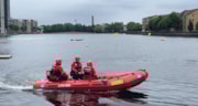Tower Hamlets water rescue exercise: Tower Hamlets water rescue exercise