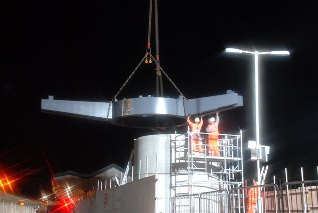 MIDNIGHT LIFT-OFF TAKES NEWPORT STATION TO NEW HEIGHTS: First lift-off for eco-friendly Newport station