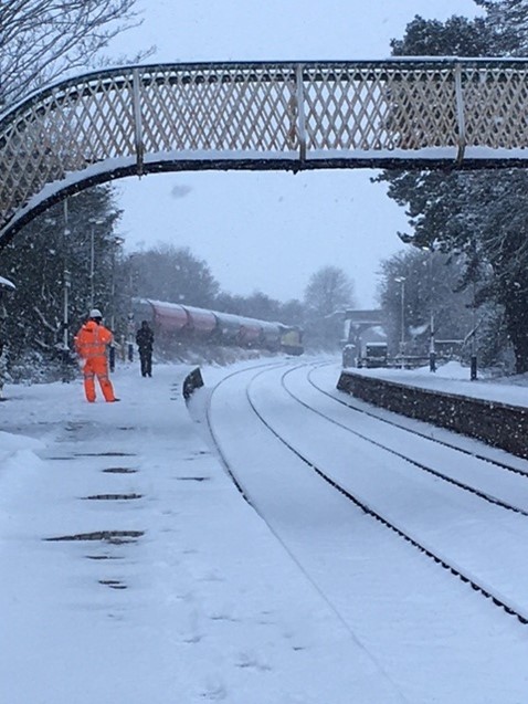 Snow at Dalston near Carlisle 1-2