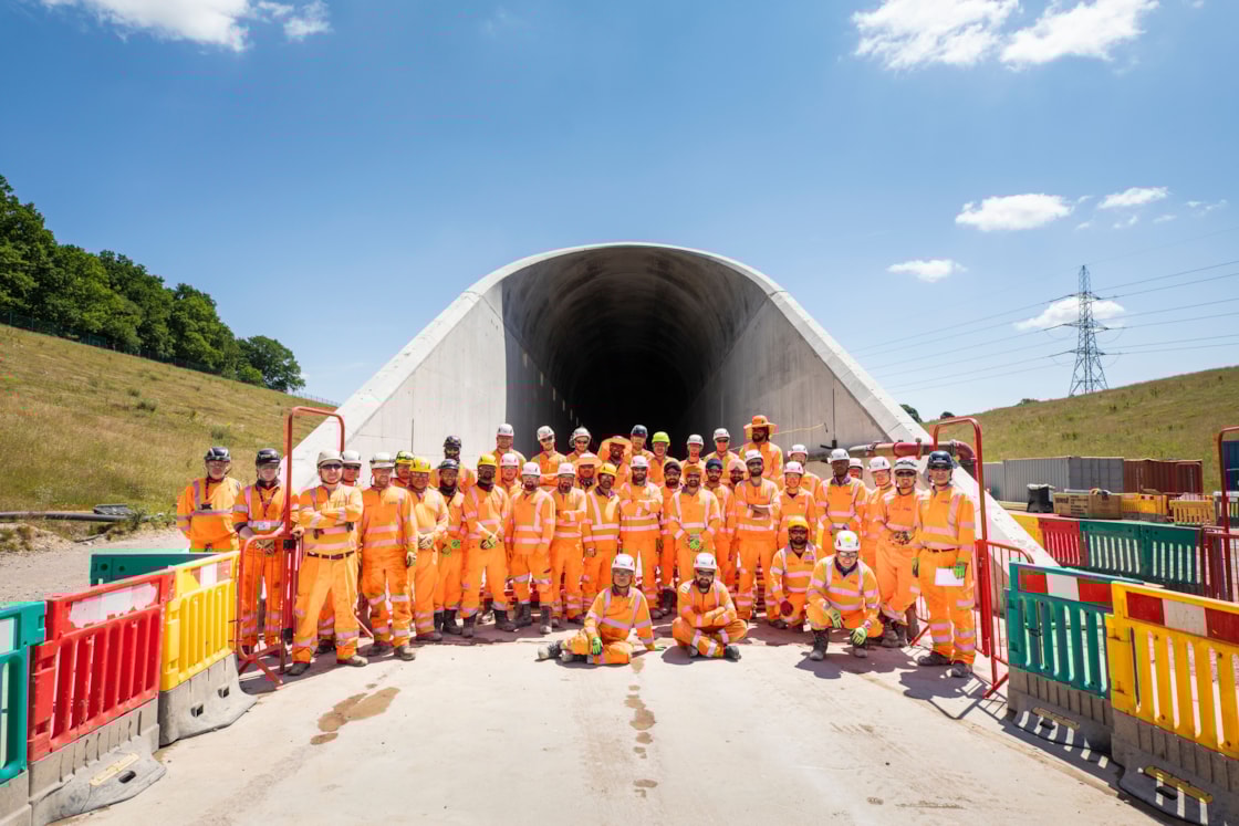 Record numbers working on HS2 with more unemployed joining the workforce