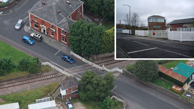 Passengers and road users reminded of Blackburn level crossing work this weekend: Daisyfield crossing composite