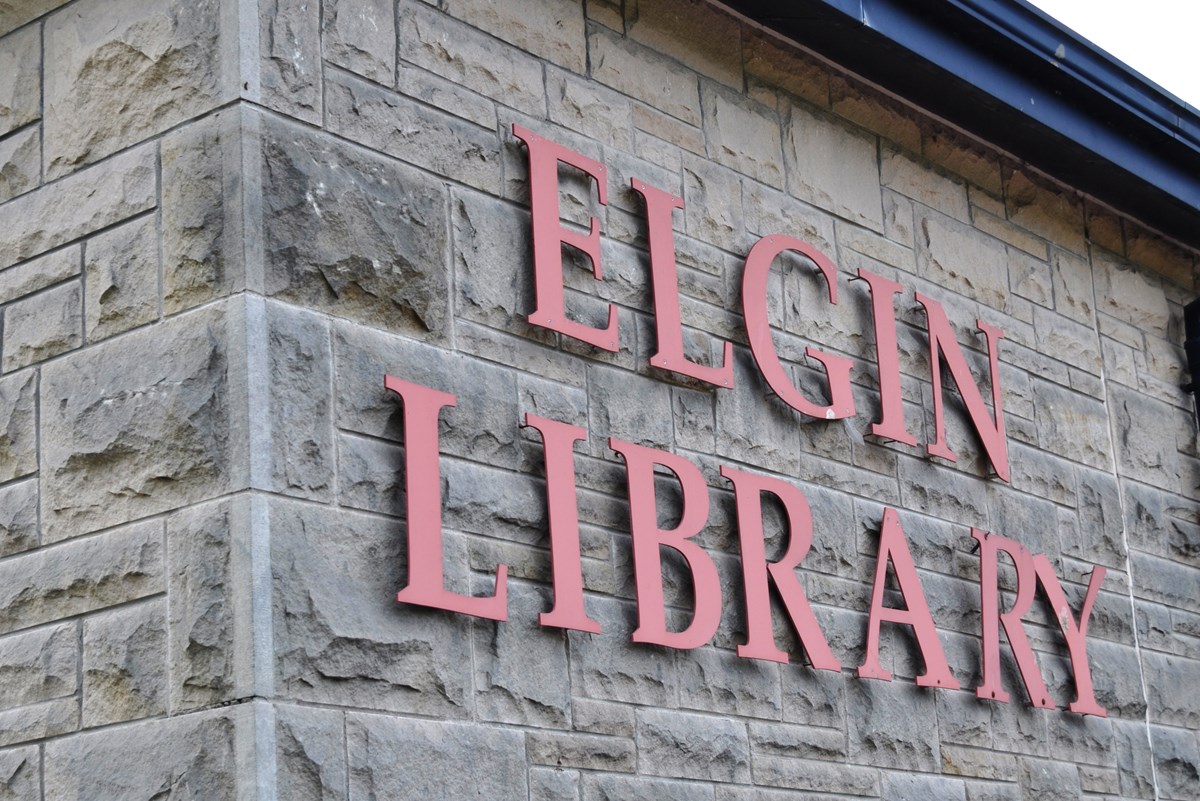 Book sale at Elgin library