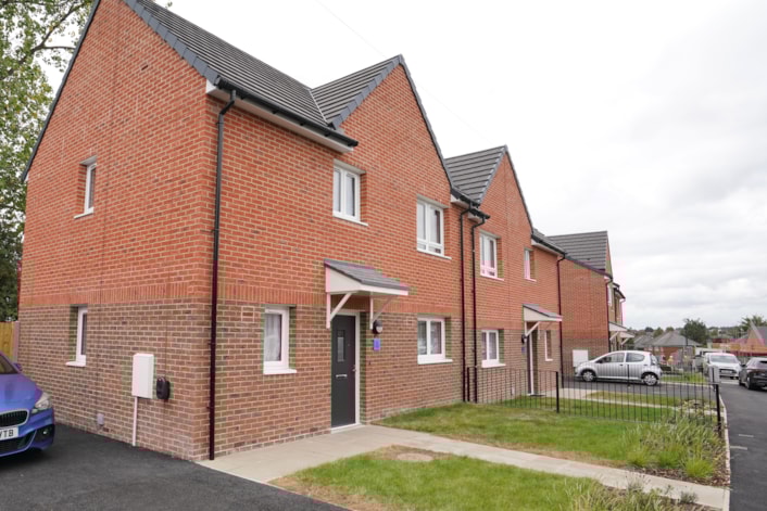 Ambertons 2: Some of the new homes being delivered by Leeds City Council in the Ambertons area of Gipton.