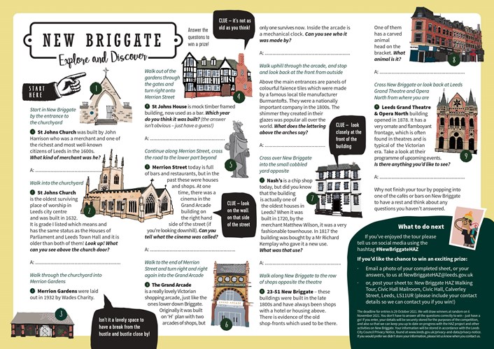 New Briggate - Explore and Discover quiz