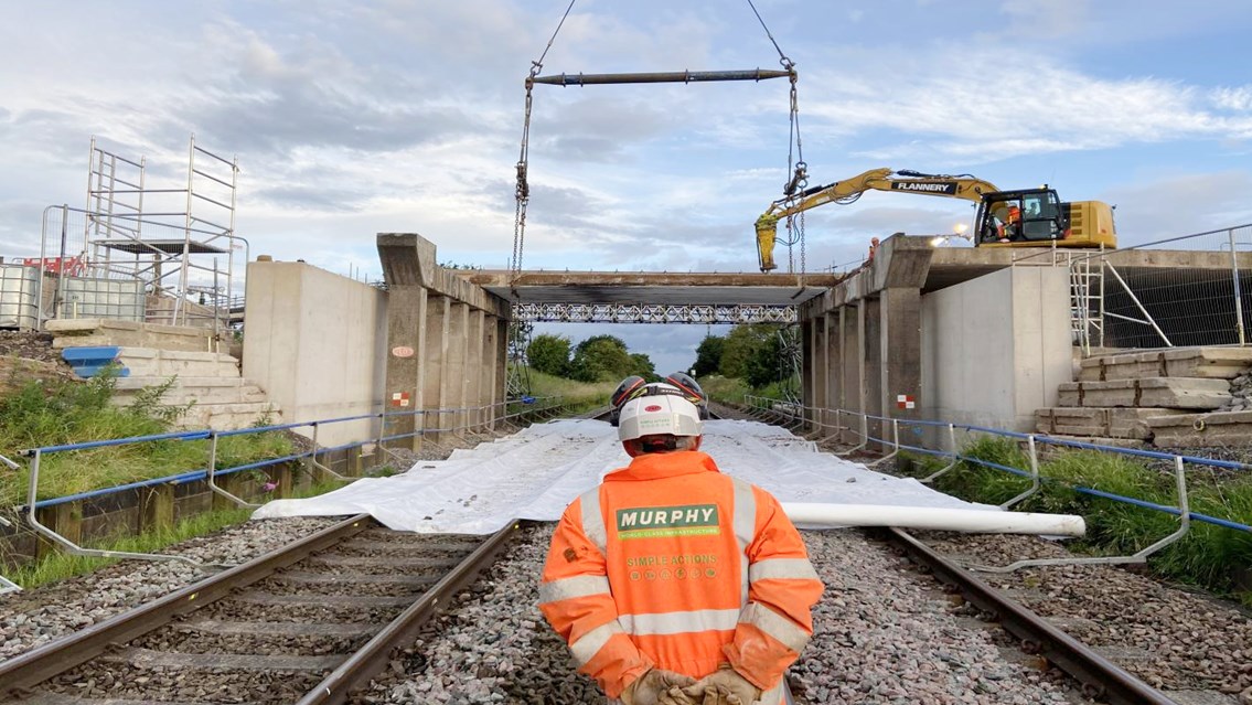 Passengers urged to check before they travel during Crewe railway bridge overhaul: A530 Middlewich Road bridge renewal