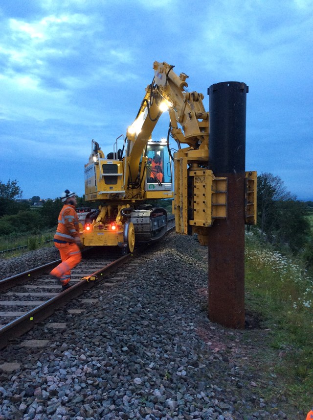 Piling on the South Wales Mainline