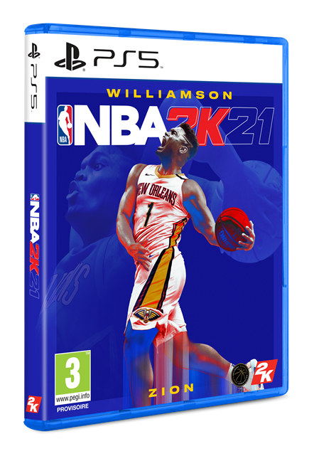 2K NBA 2K21 Packaging Zion Williamson PlayStation 5 (3D)