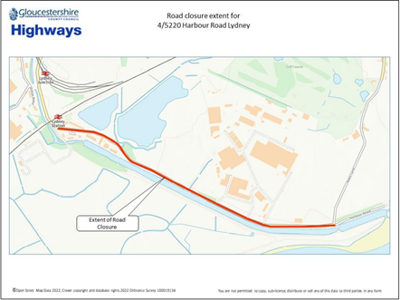 GCC - Lydney Harbour Road Map