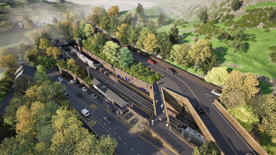 Greenfield Station - Aerial View RevB
