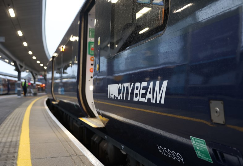 Do not attempt to travel by train on Saturday 30th July: ASLEF trade union strike action on Southeastern means no trains at all will run: CityBeam-Class707-LondonBridge
